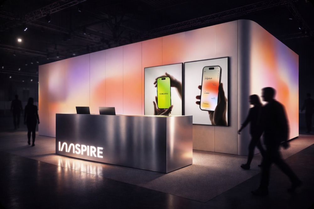 Innspire booth at HITEC